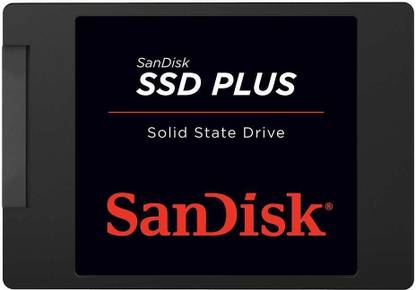 SanDisk Plus 120 GB Desktop, Laptop Black SATA Internal Hard Disk Drive (HDD) (SDSSDA-120G-G25)