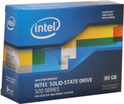 Intel 320 80 GB Desktop, Laptop SATA Internal Solid State Drive (SSD) (SSDSA2CW080G3K5)
