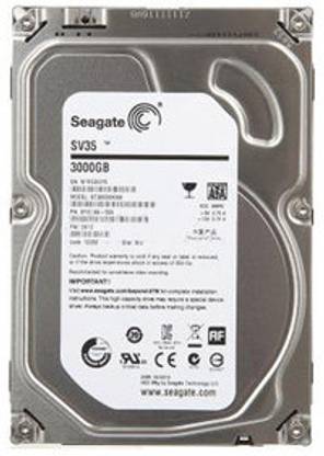 Seagate Barracuda SV-35 3 TB Desktop SATA Internal Hard Disk Drive (HDD) (ST3000VX000)