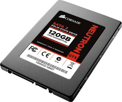 Corsair Neutron GTX Series 120 GB Desktop, Laptop SATA Internal Solid State Drive (SSD) (CSSD-N120GBGTXB-BK)