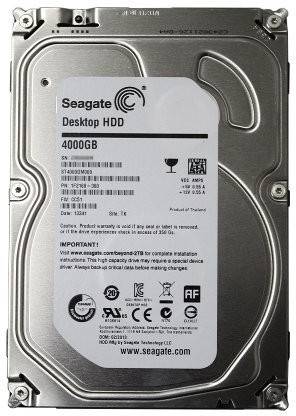 Seagate HDD 4 TB Desktop SATA Internal Hard Disk Drive (HDD) (ST4000DM000)