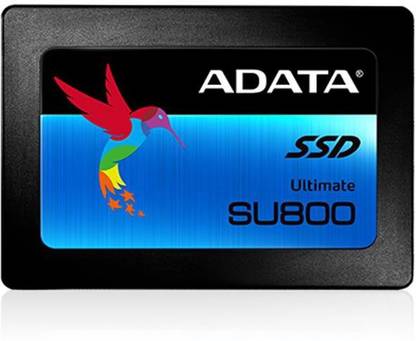 ADATA SU800 512 GB Desktop, Laptop Black SATA III Internal Solid State Drive (SSD) (ASU800SS-512GT-C)