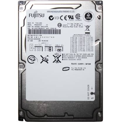 FUJITSU N124 40 GB Laptop Internal Hard Disk Drive (HDD) (F23052015-1)