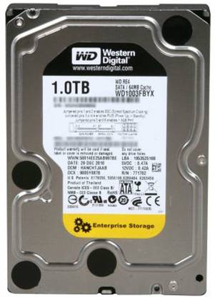 WESTERN DIGITAL Enterprise Storage 1 TB Desktop Internal Hard Disk Drive (HDD) (Wd1003fbyx)