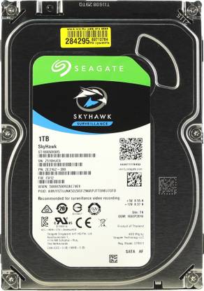 Seagate Sky Hawk 1 TB Surveillance Systems Internal Hard Disk Drive (HDD) (ST1000VX005)