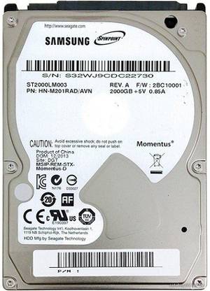 SAMSUNG Spin Point 2 TB Laptop Internal Hard Disk Drive (HDD) (ST2000LM003)