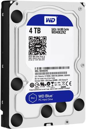 WD Blue 4 TB Desktop Internal Hard Disk Drive (HDD) (WD40EZRZ)