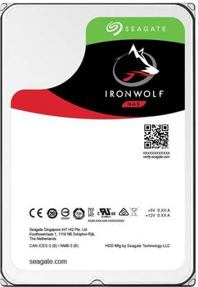 Seagate IronWolf 1 TB Servers, Network Attached Storage Internal Hard Disk Drive (HDD) (ST1000VN002)