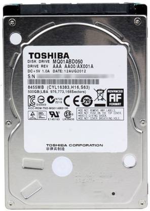 TOSHIBA MQ01ABD050 500 GB Laptop Internal Hard Disk Drive (HDD) (MQ01ABD050)