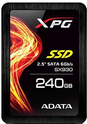 ADATA XPG 240 GB Desktop, Laptop, Servers Black SATA Internal Solid State Drive (SSD) (SX930)