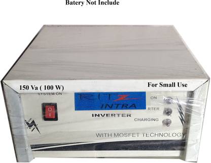 Ritz Intra 150 Va 100 W Shiny Square Wave Inverter