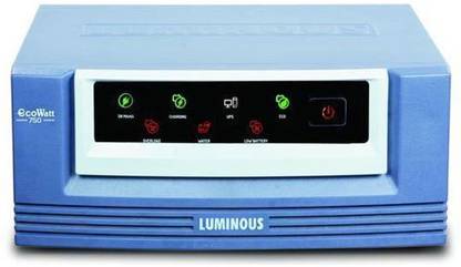 LUMINOUS 700 VA Luminous ECO WATT UPS 750/12v with 2 Year Warranty Square Wave Inverter