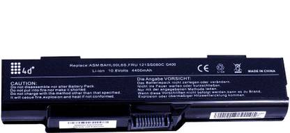 4D Lenovo 2048 6 Cell Laptop Battery