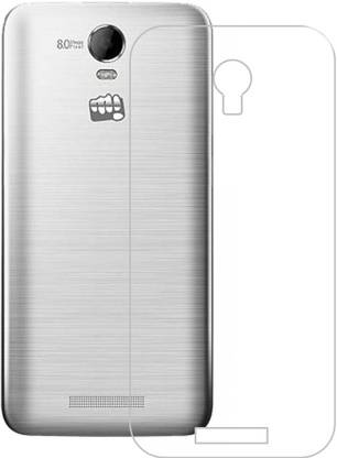 CASE CREATION Back Cover for Micromax Canvas Juice 2 AQ5001, JUICE2 Crystal Clear Fully Totu Transparent Slim