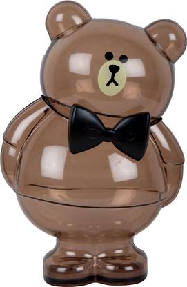 JR EVENTS STANDING TEDDY BEAR PIGGY Coin Bank