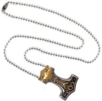 Men Style Hammer Knot Myth Mjolnir SPn003041 Alloy Pendant