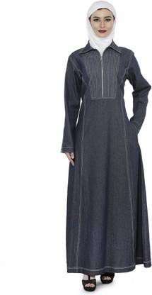 Momin Libas Polyester Solid Burqa