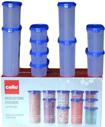 cello Plastic Grocery Container  - 600 ml, 1200 ml