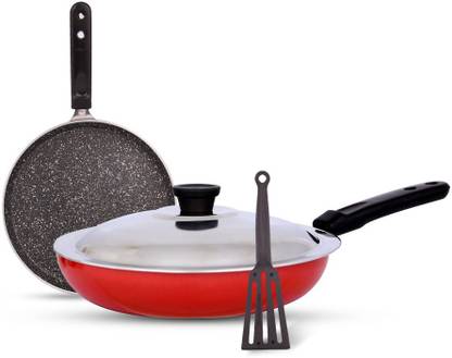 Chef Master 4pcs Non Stick Induction Bottom Non-Stick Coated Cookware Set