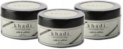 Dr. Jain's Milk & Saffron Hand Cream with Sheabutter Set of 3