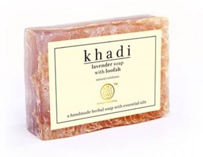 KHADI NATURAL Natural Lavender Loofah Soap Sls/Paraben Free