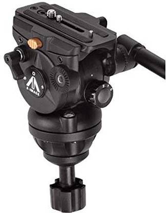 E-Image EI-7060H Professional Fluid Tripod Head With 2 Spring Counter Balance & Level Bubble Bowl Size 75mm For DSLR Camera Tripod Ball Head