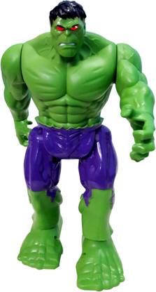 Wishkart 9 inches Avengers HULK Moving Robot Toy With Lights And Sound