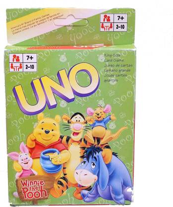 FUNCART Winnie The Pooh Uno playing Cards for kids