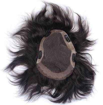 Majik Men front lace Skin Monofilament Toupee 10x8 inch Hair Extension