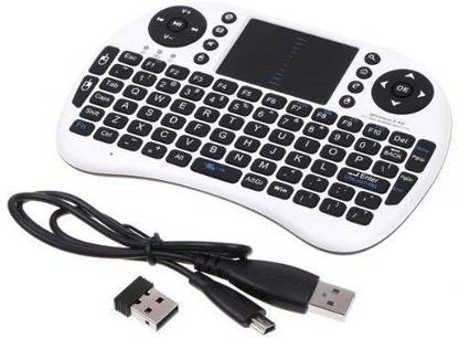 microware Mini Bluetooth Wireless DPI Touchpad Keyboard Mouse Combo Bluetooth Handheld Gaming Keyboard