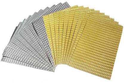 Shrih Sparkling Holographic Card Sheets Unruled A4 250 gsm Craft paper