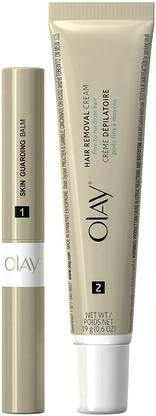 OLAY Smooth Finish Facial Hair Removal Duo Fine to Medium Hair 1 Kit Cream