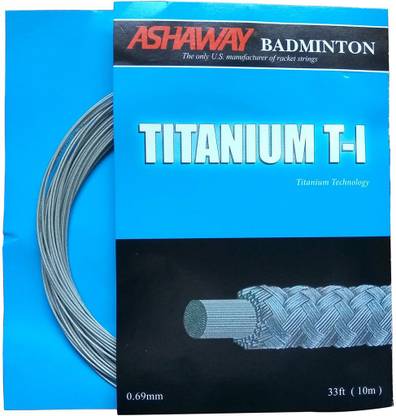 ASHAWAY Titanium T-1 0.75 Badminton String - 10 m