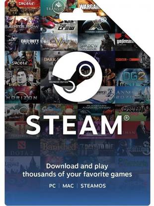Steam 250 Rs Gift Card