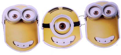 FUNCART Minions Face mask (pack of 10)