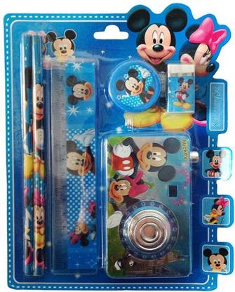 FUNCART Mickey Mouse Camera Stationery Set (pack of 6)