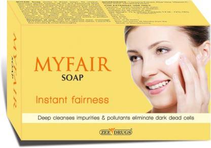 MYFAIR INSTANT FAIRNESS SOAP 75 GM EACH [PACK OF 2]