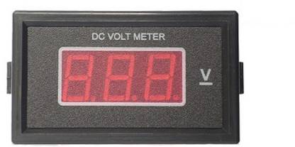YOKINS YOKINS Digital Double Display 2 In 1 DC Voltmeter & Ammeter (0-50V DC & 1A DC)-Powered by 9V AC/DC Digital Voltage Tester