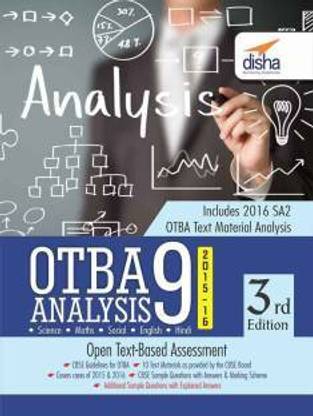 OTBA Analysis Class 9 Science, Maths, Social, English & Hindi (2015-16) 3rd Edition 3 Edition