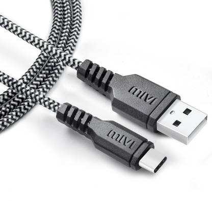 Mivi USB Type C Cable 2 A 1 m 1M long Nylon Braided Original