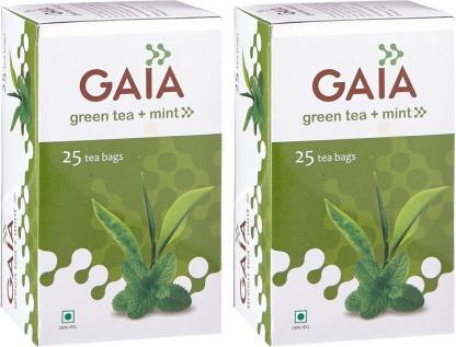 GAIA Mint 25TB (Pack of 2) Mint Green Tea Box