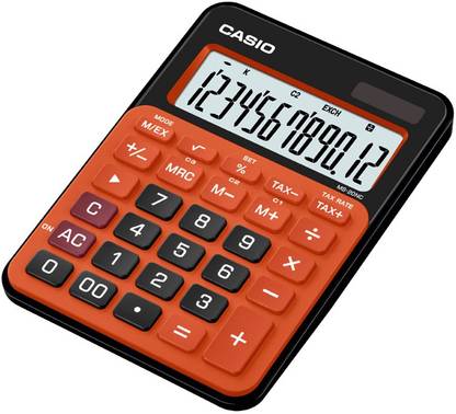 CASIO MS-20NC-BRG Desktop - STD Basic  Calculator