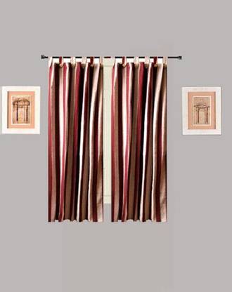Tidy 150 cm (5 ft) Cotton Window Curtain (Pack Of 2)