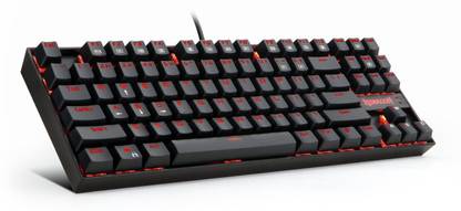 Redragon K552 KUMARA LED Backlit Mechanical Gaming Keyboard Wired USB Standard Gaming Keyboard Compatible with Desktop, Laptop, Mac