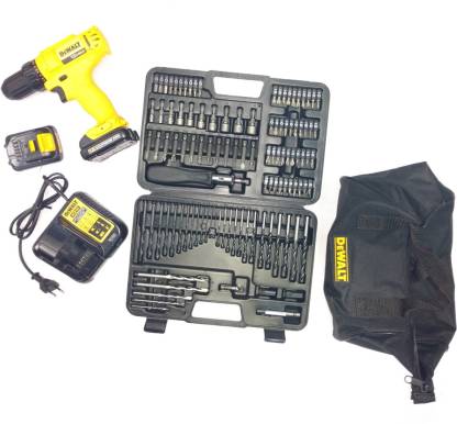 DEWALT DCD700C2A (With 109 Piece Accessories Kit) Pistol Grip Drill
