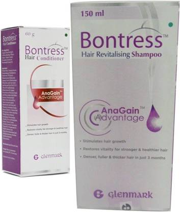 Glenmark Bontress Hair Revitalising Shampoo (150 ml) and Conditioner (60 g) combo