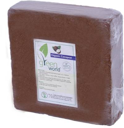 Green World Cocopeat Block 5 Kgs Potting Mixture