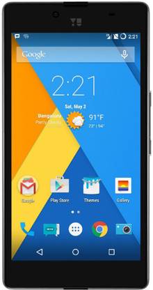 YU Yuphoria (Black & Silver, 16 GB)