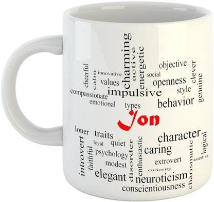 EMERALD Good Personality for Ion Ceramic Coffee Mug