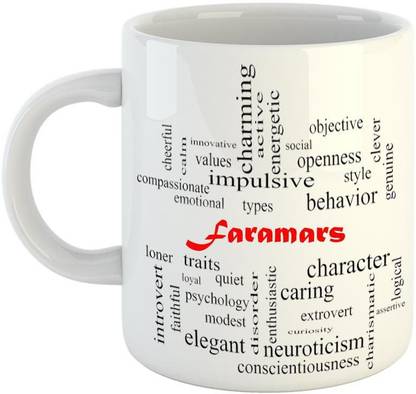 EMERALD Good Personality for Faramars Ceramic Coffee Mug